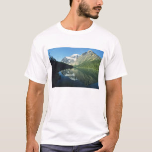 Mt Edith Cavell in Cavell Lake, Jasper National T-Shirt
