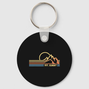 Mt. Elbert Colorado Hiking Hiker Climbing Key Ring