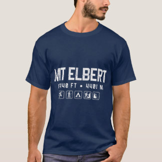 Mt Elbert Colorado Mountain 14er T-Shirt