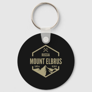 Mt. Elbrus Mountain Travel Key Ring