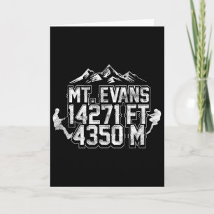 Mt Evans Colorado Mountain Hiking Mount Climbing 1 Card