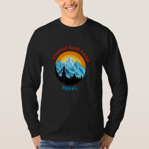 Mt Everest Base Camp Nepal Mountain Hiker Climber T-Shirt