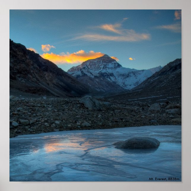 Mt.Everest HDR, Mt. Everest, 8838m Poster (Front)