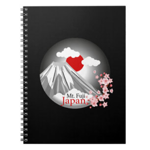 Mt. Fuji Abstract Landscape Notebook