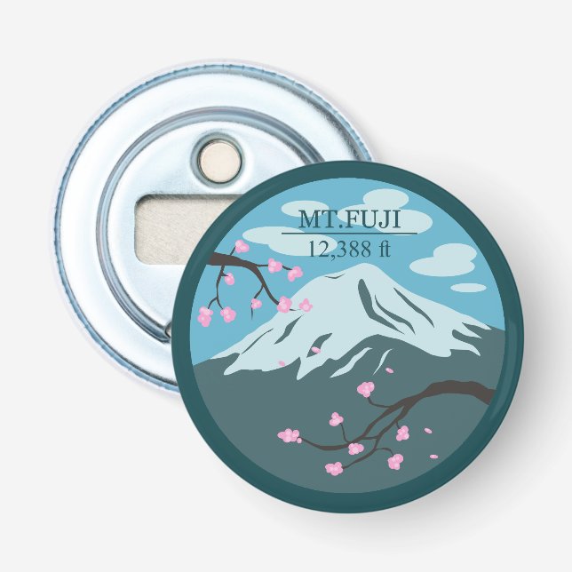 Mt. Fuji Altitude Bottle Opener (Front)
