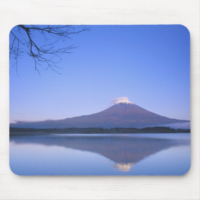 Mt. Fuji from Motosu Lake, Yamanashi, Japan Mouse Pad (Front)