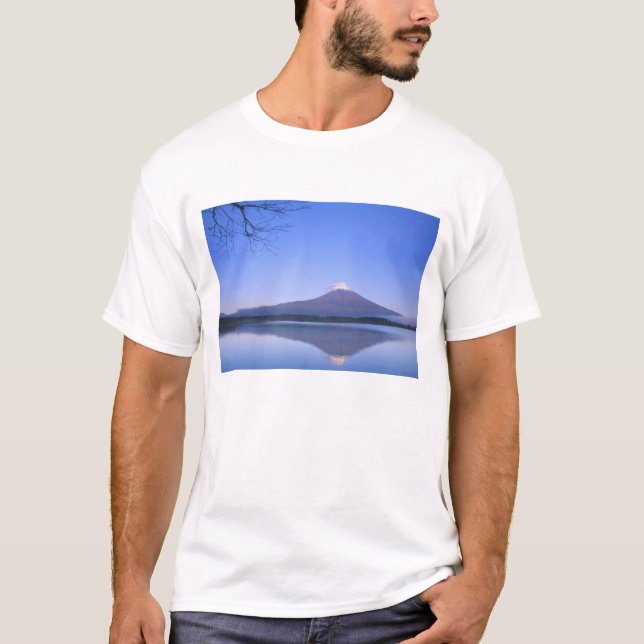 Mt. Fuji from Motosu Lake, Yamanashi, Japan T-Shirt (Front)