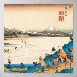Mt. Fuji, Fuji-san. Japan. Circa 1800's. Poster
