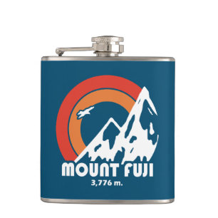 Mt. Fuji Japan Sun Eagle Hip Flask