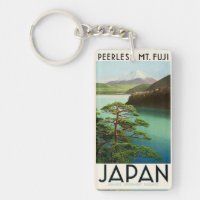 Mt Fuji Japan Travel Poster Vintage Art