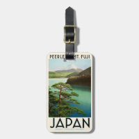 Mt Fuji Japan Travel Poster Vintage Art