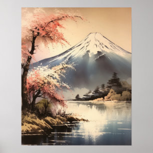 Mt. Fuji Japanese Art Print Poster