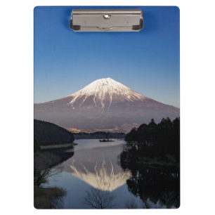 Mt Fuji Lake Reflection Clipboard
