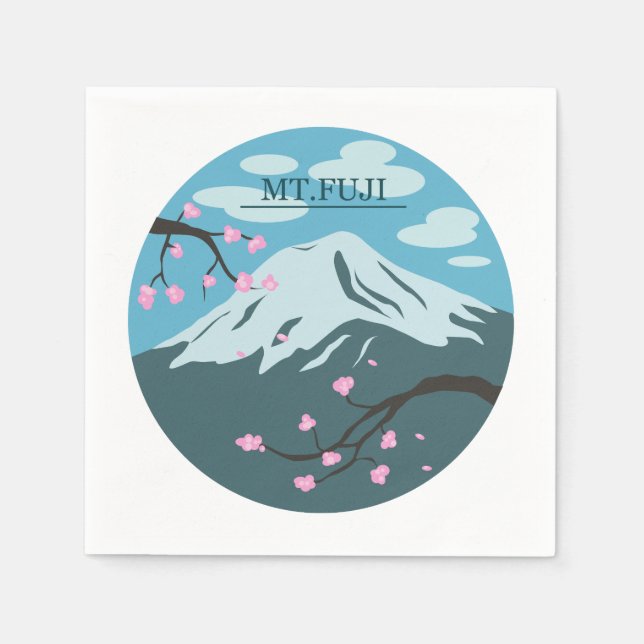 Mt. Fuji Napkin (Front)