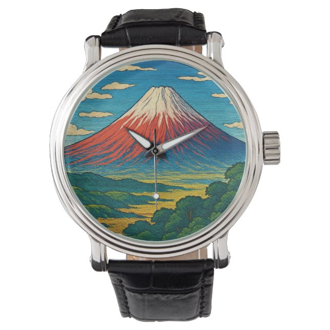 Mt. Fuji Original Artwork Watch (Front)