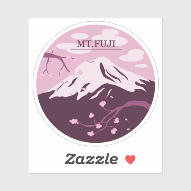 Mt. Fuji (Pink) (Sheet)