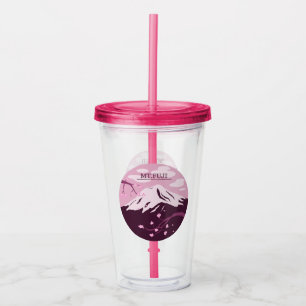 Mt. Fuji (Pink) Acrylic Tumbler