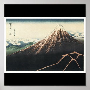 Mt. Fuji, Poster of Japanese painting c. 1830-1832