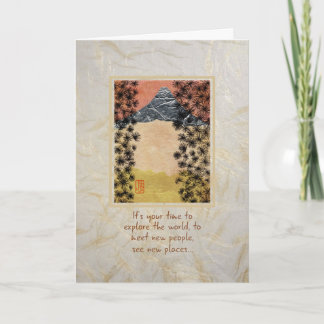 Mt. Fuji Retirement Card