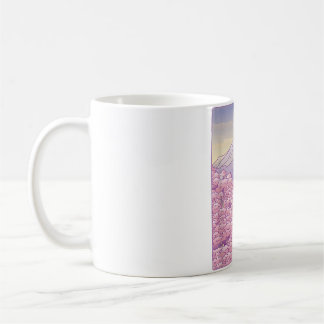 Mt Fuji Sakura Tree Japanese Cherry Blossom Mount  Coffee Mug