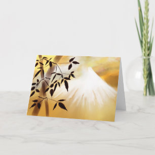 Mt. Fuji Sunset Greeting Card