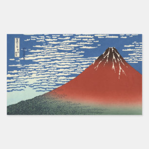 Mt. Fuji view 02 Rectangular Sticker