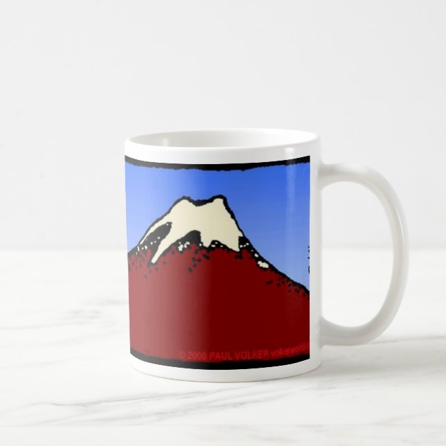MT. FUJI w/ COFFEE $12.95 Coffee Mug (Right)