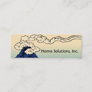 Mt. Fuji with Clouds  Mini Business Card