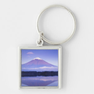 Mt. Fuji with Lenticular Cloud, Motosu Lake, Key Ring