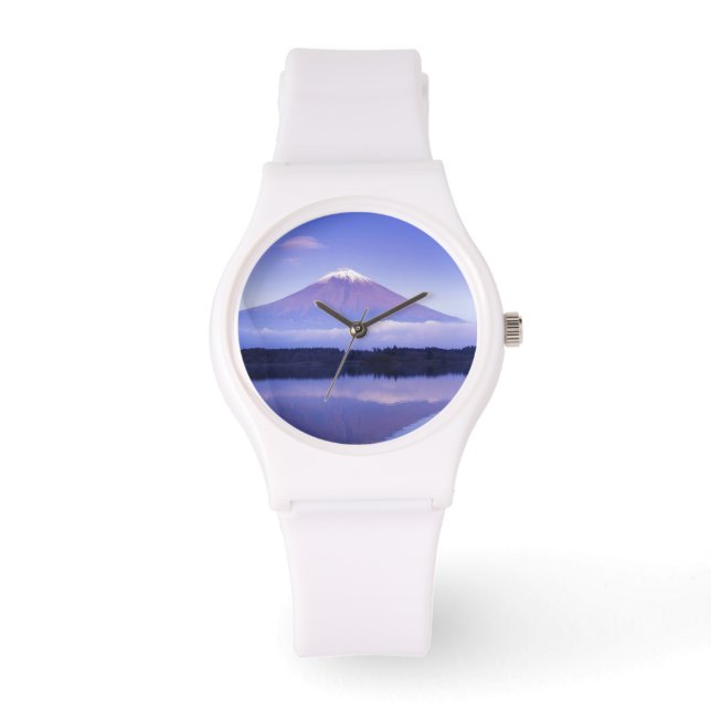 Mt. Fuji with Lenticular Cloud, Motosu Lake, Watch (Front)