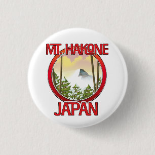 Mt. Hakone Japan 3 Cm Round Badge