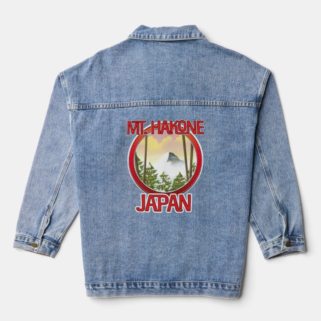 Mt. Hakone Japan Denim Jacket (Back)