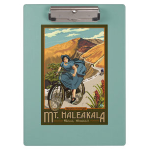 Mt. Haleakala Bicycle Rides Hawaii Clipboard