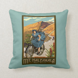 Mt. Haleakala Bicycle Rides Hawaii Cushion