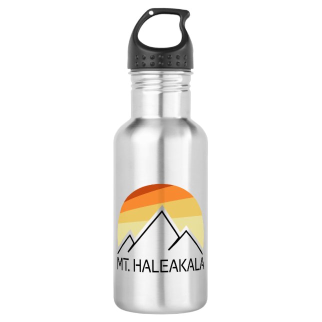 Mt. Haleakala Retro 532 Ml Water Bottle (Front)