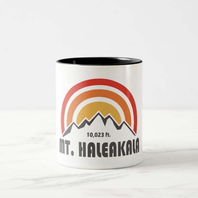 Mt. Haleakala Two-Tone Coffee Mug (Center)