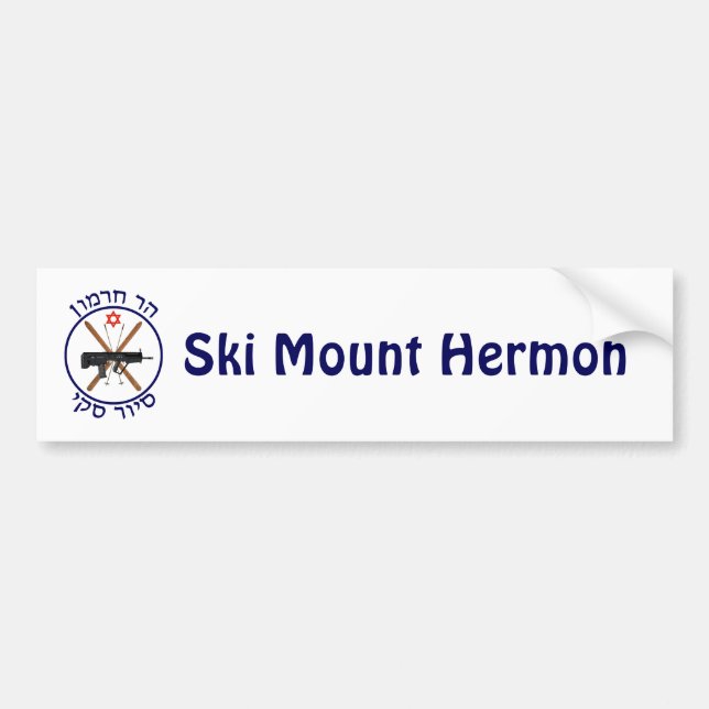 Mt. Hermon Ski Patrol Bumper Sticker (Front)