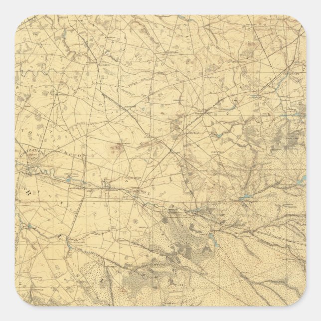 Mt. Holly, New Jersey Square Sticker (Front)