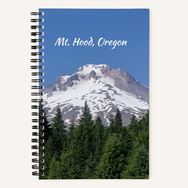 Mt. Hood from Mount Hood Ski Bowl Notebook (Front)