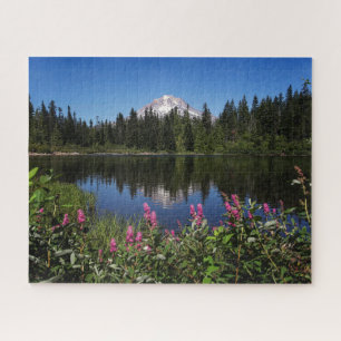 Mt Hood Lake Reflection Jigsaw Puzzle