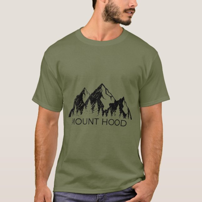 Mt Hood   Mount Hood National Forest Oregon Gift T-Shirt (Front)
