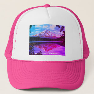 Mt. Hood, Oregon Crystal Clear Lost Lake Trucker Hat
