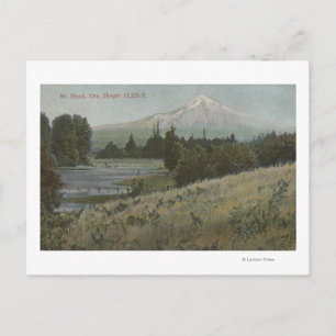 Mt. Hood, Oregon - View of Mountain from Hood Postcard