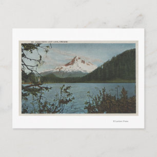 Mt. Hood, Oregon - View of Mountain from Lost 2 Postcard