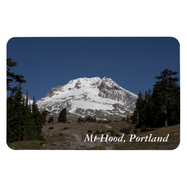 Mt Hood, Portland Magnet (Horizontal)