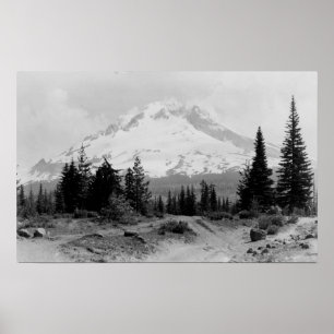 Mt. Hood View from Government Camp Photograph Poster