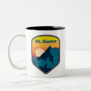 Mt. Hunter Alaska Sunrise Two-Tone Coffee Mug