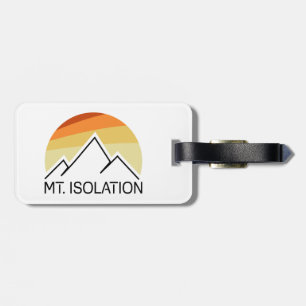 Mt. Isolation New Hampshire Retro Luggage Tag