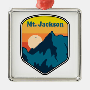 Mt. Jackson New Hampshire Sunrise Metal Ornament