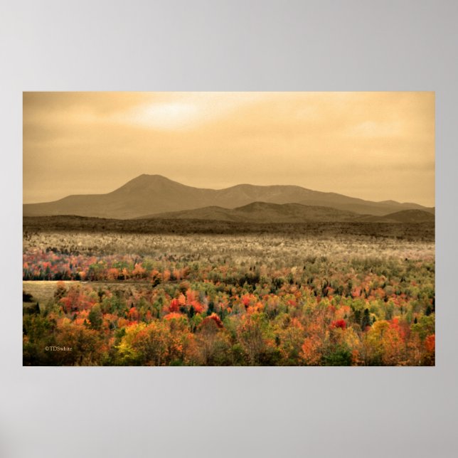 Mt. Katahdin Baxter State Park Maine Poster (Front)
